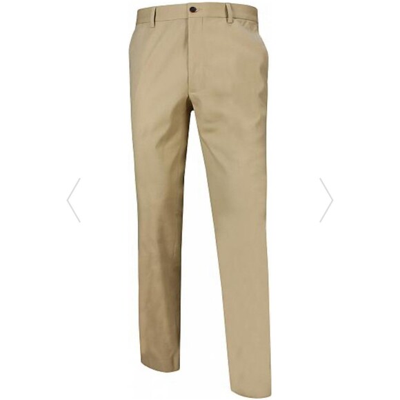 Footjoy Mens Golf Trousers 38x30‎ Tan 1857 Sueded Cotton Twill 29009 NWT - Picture 2 of 12